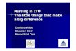 Nursing in ITU The big things that make a big differenceanaesthesiaconference.kiev.ua/materials_2009/0014... · 2014-01-20 · Neurocritical Care Multidisciplinary Team January 2009