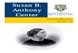 Susan B. Anthony Center - rochester.edu€¦ · Domestic Violence and MOCHA. In April 2015, the Center hosted a panel discussion on the intersectionality of race, gender, and sexual