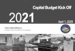 Capital Budget Kick Off 2021 - COOK COUNTY STEPstep.cookcountyil.gov/.../Capital-Kick-Off-Presentation.pdf · 2020-04-08 · Capital Budget Kick Off. 20. 21 Introductions BOF –