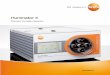 Huminator II - Testo · Relative humidity can rapidly be produced in a range from 5%RH to 95%RH by a high performance humidi-fication system. Concept of the removable ... Flexible,