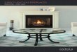 DIRECT VENT GAS FIREPLACES - Webflow...w TEMPERED GLASS: Is the standard for decorative fireplace applications. Its reflective quality keeps more heat in the fireplace and less heat
