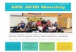 AVID monthly volume 3 2016 - Albuquerque Public Schools · Above is a photo from AHS AVID teacher Lisa Martinez’s classroom which shows AVID strategies and AVID student work AHS