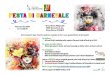 FESTA DI CARNEVALE - Italian Cultural Society · FESTA DI CARNEVALE For children: • Arts and Crafts workshop with maestra Fiorenza, kindly offered by Le D.I.V.E. For adults and