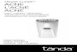 LIGHT THERAPY TREATMENT TRAITEMENT DE … · 2010-10-14 · light therapy products, the Tända Clear Acne Light Therapy Treatment delivers professional treatments in the comfort of