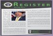 R The e g i s t e R - Selective Service System...1 R e g i s t e R The Spring 2017 Agency News 1 Milestones 23 Contributors 24 selective seRvice system Welcomes the Agency’s 13th