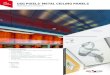 Ceiling USG PIXELS METAL CEILING PANELS · 2020-05-14 · 6'x10' canvas (Depicted using 2'x2' panels) 12'x20' canvas (Depicted using 2'x2' panels) See USG Pixels® Metal Panels Design