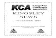 KINGSLEY NEWS · Saturday, 3rd December St. Laurence’s Church, Frodsham at 7.30pm. Tickets £10 from ... 31st January. Finally, ... 2016, at which they spoke about the possible