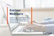 Gartner Webinars - USVCC€¦ · Risk Corporate Compliance/ Oversight Audit Mgmt. Records Mgmt. Quality Mgmt. Fraud Control Financial Enter-Control prise ... • Appropriate risk
