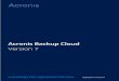 Acronis Backup Cloud Administrator's Guide · 2017-04-10 · 2.15.2 Репликация виртуальных машин ... Агент для Active Directory отвечает