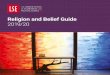 Religion and Belief Guide 2019/20 · Interfaith Week in November, running social activities across student faith societies, and ... is to look at the three religious traditions of