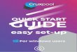 QUICK START GUIDE - Cruxpool · Step 3: Access to your dashboard Your dashboard is the place where you can monitor and control everything. On the main page, you'll be able to see