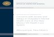 Concerns with Access and Delays in Outpatient Mental Health Care … · Health Care at the New Mexico HCS, Albuquerque, NM . Executive Summary . The VA Office of Inspector General