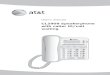 CL2909 Speakerphone with caller ID/call waiting · 2016-07-26 · Product overview This AT&T CL2909 speakerphone with caller ID/call waiting can be used flat on a tabletop or mounted