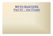 MYTH BUSTERS Part IV – the Finalé · MYTH BUSTERS – Part IV Because of his attitude toward Christmas and the pagan rituals still observed by the professing Christian Church,
