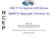 EMC FY16 Upgrade CCB Review · • Bias estimation: against GEFS control and GFS 6-hr forecasts • Period: – Spring – Apr. 11 th 2015 – May 16 th 2015 • Variables: TCDC (total