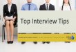 Top Interview Tips - California State University, Long Beach · 2020-04-15 · What is your biggest weakness? Avoid clichés and direct requirements of the job Talk about something