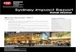 Sydney Impact Report · Newspapers and books retailing experienced the largest decline in turnover of –4.23%. Clothing, footwear and personal accessory retailing experienced a decline