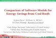 Comparison of Software Models for Energy Savings from Cool ...web.eecs.utk.edu/~jnew1/presentations/2014_IC2UHI.pdf · 3rd International Conference on Countermeasures to Urban Heat