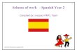 0 Scheme of work - Spanish Year 2 · flashcards and repetition techniques Talk about where animals live. Teacher makes an incorrect statement eg el gato vive en el zoo and pupils