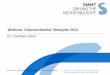Webinar: Automechanika Shanghai 2014 · THE SOCIETY OF MOTOR MANUFACTURERS AND TRADERS LIMITED SMMT, the ‘S’ symbol and the ‘Driving the motor ... technology lag; lack of historic