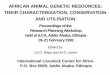 African Animal Genetic Resources: their characterisation, … · 2017-12-18 · ISBN 92–9053–259–9 Correct citation: Rege J E O and Lipner M E (eds). 1992. African animal genetic