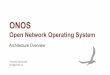 Open Network Operating Systemopenvswitch.org/support/ovscon2014/17/1430-ONOS Architecture Overview.pdf · Why Operating System? Provides useful services to applications e.g. maintains