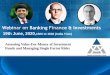 Webinar on Banking Finance & Investments Webinar... · M.Sc. in Finance and Economics from the London School of Economics as well as a B.Sc. (Honours) in Actuarial Science/Maths of