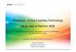 A Key Enabling Technology on its way to Horizon …Photonics - A Key Enabling Technology on its way to Horizon 2020 The role of universities and public research institutionsThe role