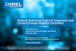 Optimal Stationary Fuel Cell Integration and Control ...€¦ · Determine building component sizing using simulated dispatch and economic evaluation. Relevance: Tools Objectives