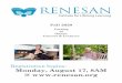 RENESAN · RENESAN F On behalf of the Board of Directors of RENESAN, I am delighted to welcome you to our Fall 2020 semester, filled with wonderful offerings of classes