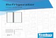 EN · 2019-02-25 · Refrigerator / User Guide 7 / 42 EN 2 Refrigerator C *Optional: Figures in this user guide are schematic and may not be exactly match your product. If your product