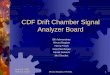 CDF Drift Chamber Signal Analyzer Boardedg.uchicago.edu/~bogdan/FADC/doc/fadc_pres1.pdf · fadc_pres1.ppt Author: bogdan Created Date: 12/12/2002 1:40:32 PM 