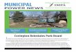 MUNICIPAL City of Covington - IMPA€¦ · n February, the Covington City Council unanimously voted to approve an ordinance that aims to reinstate the city’s Park Board. After several