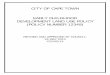 CITY OF CAPE TOWN EARLY CHILDHOOD DEVELOPMENT LAND …resource.capetown.gov.za/documentcentre/Documents/Bylaws and p… · EARLY CHILDHOOD DEVELOPMENT LAND USE POLICY (POLICY NUMBER