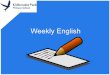 Weekly English · 2020-06-19 · when describing characters and seng. Watch this clip to give you another example of the diﬀerences between using a comma and using a semicolon in