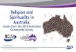 Religion and Spirituality in Australia · 23% Atheist Figure 5: Belief in God Religious/spiritual beliefs Source: 2018 ACS run by NCLS Research (n=1,200). There is a personal God