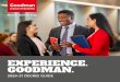 EXPERIENCE. GOODMAN.€¦ · Each degree consists of required courses, electives and context credit courses: • Required courses: Specific courses you must take and pass (e g MATH