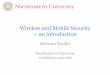 Wireless and Mobile Security -- an introduction · – Wireless and Mobile as a Cyber Physical Infrastructure (CPS) – Denial of Service and Spoofing Attacks Cellular, WiFi, GPS