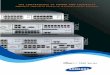 THE CONVERGENCE OF POWER AND FLEXIBILITY€¦ · WIM-Layer 3 Router (3) 10/100 Base-T Ethernet Interfaces for LAN or WAN (1) 10 Base-T Ethernet Interface for LAN or WAN (1) V.35 Serial