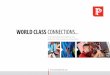 WORLD CLASS CONNECTIONS · 2018-07-17 · 2 WORLD CLASS CONNECTIONS Our aim is to provide our customers with the optimum business solution that addresses their specific needs, both