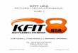 KFIT USA LEVEL 1 MANUAL - NEW€¦ · What is KFIT USA? KFIT USA is Kettlebell Functionally Inspired Training. KFIT USA is an education program that helps the ﬁtness professional