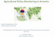 Agricultural Policy Monitoring in Armenia · - Russia (50%) -Syria (8,4%) -Iraq (22,1%)-UAE (5,3%) Import Structure by Country - Russia (35,2%) - Ukraine (10,9 %) - Brazil (7,1 %)