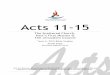 Acts 11-15 - MERRYLANDS ANGLICAN CHURCH |Let's Talk about … · 2020-01-22 · Acts 11:19-30 “Barnabas and Saul met with the Church” ... Though a technical commentary focusing