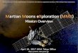 Martian Moons eXploration (MMX) Mars Arrival Mars orbit S/C Trajectory Earth orbit Mars Departure 2.5