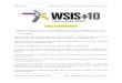 FINAL AGREED DRAFT WSIS+10 Statement on the … · This statement and the related WSIS+10 Vision for WSIS Beyond 2015 have been developed keeping in mind the following principles: