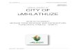 ANNUAL BUDGET OF CITY OF uMHLATHUZE · 2018-05-16 · City of uMhlathuze 2017/18 Annual Budget and MTREF March 2018 – DMS 1263937 2 Part 1 – Annual Budget 1.1 Mayor’s Report