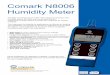 Comark N8006 Humidity Meter · Humidity Meter Comark is the leading manufacturer and supplier of a wide range of electronic measurement instruments for temperature, humidity and pressure
