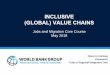 INCLUSIVE (GLOBAL) VALUE CHAINS - World Bankpubdocs.worldbank.org/en/215751528391009103/2-PM-May-3... · 1. Mapping and representation: In data poor environment and with large informal