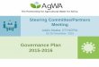 Governance Plan 2015-2016€¦ · Governance Plan 2015-2016 SECRETARIAT Terms of reference Keep communications with partners Identify future partners Prepare terms of reference for