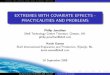 EXTREMES WITH COVARIATE EFFECTS - PRACTICALITIES AND …jonathan/UKX08.pdf · Overview Data Modelling Design Issues Conclusions References GP-I GP-II GP- CV GP-(,˙)BS Poisson-I Poisson-II